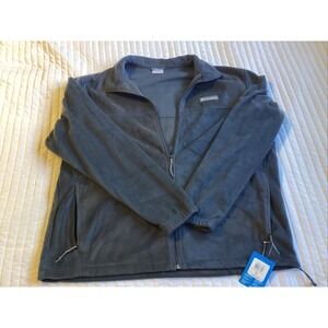 Columbia Sz XXL Steens Mountain 2.0 Full Zip Black Fleece Jacket Mens